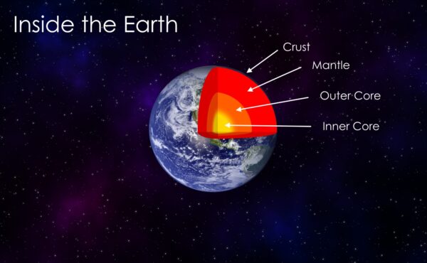 地球の中心に硬い核があると判明