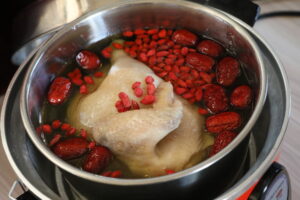 冬季の食養生　山芋鶏湯【料理】