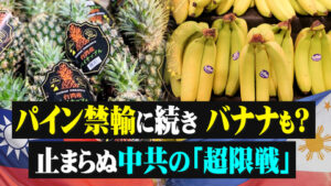 パイン禁輸に続き バナナも？　止まらぬ中共の「超限戦」