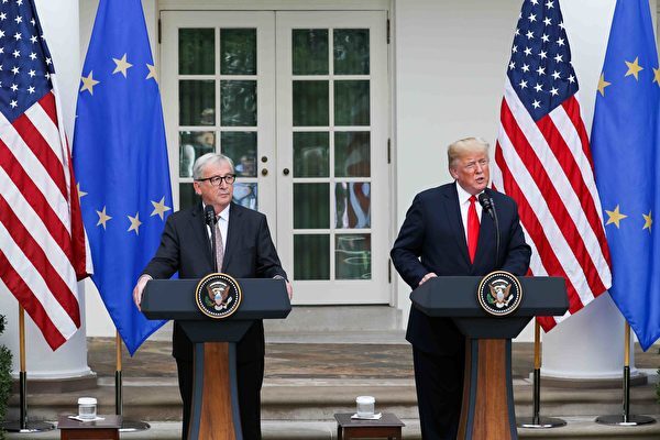 米EU、「敵」から一転　貿易戦回避へ　中国は苦境