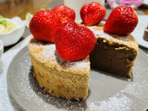 【おうちカフェ】シンプルなココアシフォンケーキ