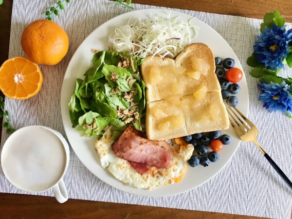 【おうちカフェ】しっかりと栄養補給できる朝ごはんプレート