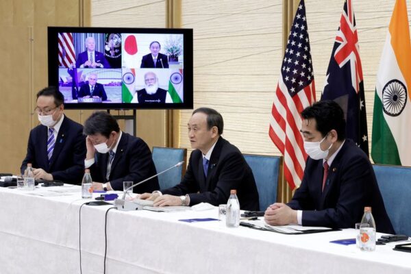 菅首相、訪米し24日の日米豪印首脳会談に出席で調整＝加藤官房長官