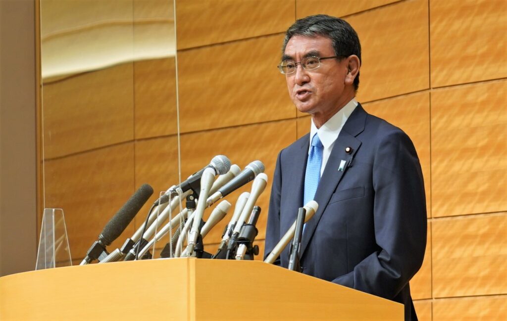 河野太郎氏、自身の業績をアピール　多国間枠組み構築に言及＝総裁選出馬会見