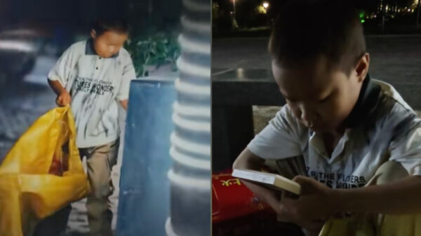 【動画あり】中国で深夜にゴミ拾いする尿毒症の少年13歳