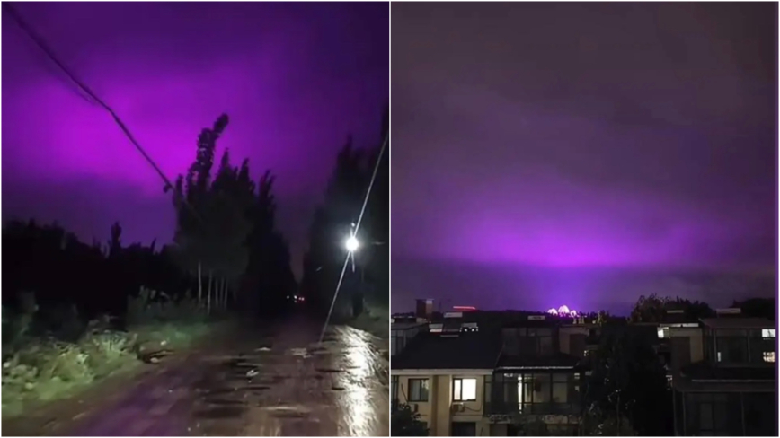 「紫気東来」　中国各地で相次ぐ天象異変　ネットには「変天の兆し」の声も【動画あり】