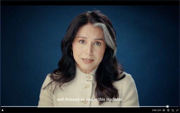 ギャバード米国家情報長官　ヒロシマ・ナガサキの原爆被害を訴え　核廃絶を呼びかけ