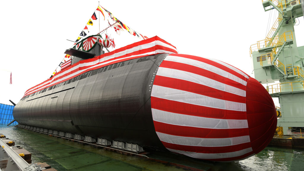 最新鋭潜水艦「ちょうげい」ロゴマークを一般公募　＝海上自衛隊