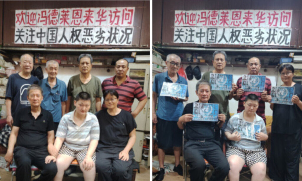 「家も家族も奪われた」欧州トップ訪中に上海市民が中共の人権侵害を訴え