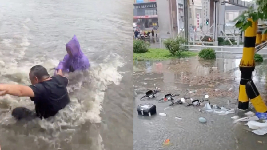 悪夢の再来　「死のトンネル」再び水没＝中国・鄭州【動画あり】