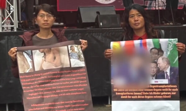 「習近平、私の肺を返せ！」　中国文化祭を一瞬で凍らせた悲痛な訴え＝ドイツ