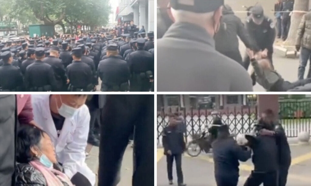 借貸センターが破綻し住民が抗議＝中国・陝西省