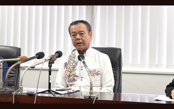 沖縄 南城市前市長が人権救済求める　委員会セクハラ認定に反論