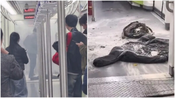 中国でまた「モバイルバッテリー」 地下鉄で発火騒ぎ 車内が煙に包まれる