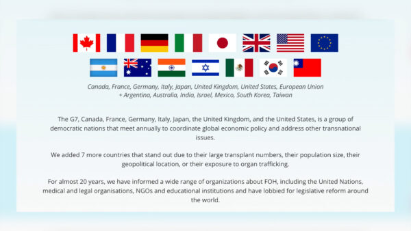 中国共産党による生体臓器収奪は極めて重大な犯罪　50万5千人の署名が各国に制止呼びかけ