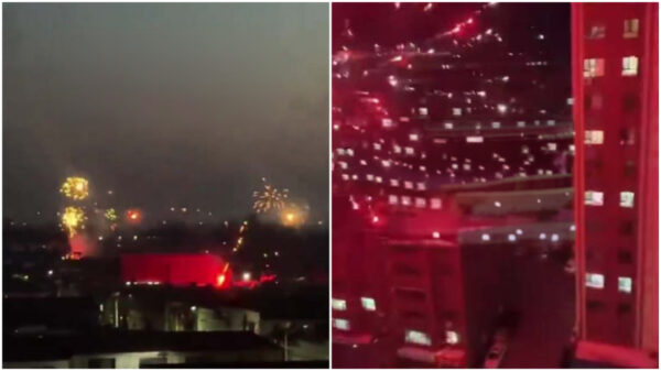 中国各地で花火一斉点火　禁止令に広がる反発？