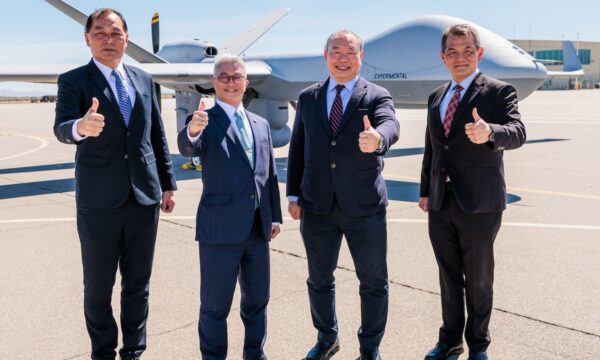 台湾　米MQ-9Bドローン2機を受領