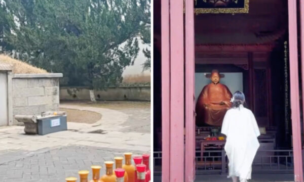 「教科書の中の人物に会いに行く」　中国 若者が歴史人物の墓参りに熱中