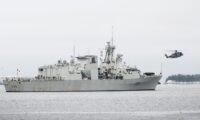 カナダ海軍艦艇が台湾海峡を通過　中国の警告を無視