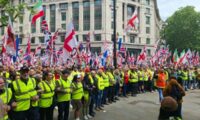 【現場取材】「英国を取り戻せ」　ロンドン10万人規模デモ　不法移民問題への不満噴出