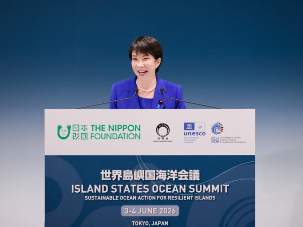 高市総理　世界島嶼国海洋会議で連携強調　進化した「FOIP」で持続可能な海洋実現へ