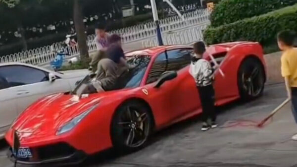親も青ざめた　フェラーリが子供の滑り台に＝中国