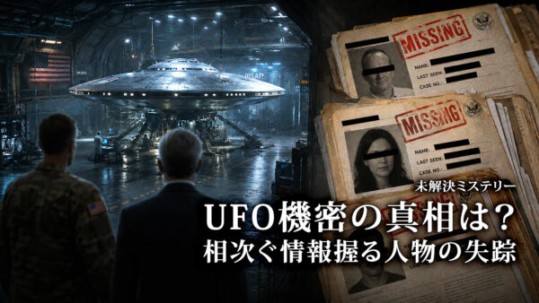 UFO機密の真相は？ 相次ぐ情報握る人物の失踪【未解決ミステリー】