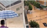 台風18号が中国に3度目の上陸　福建や浙江省で洪水被害甚大