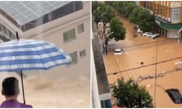 台風18号が中国に3度目の上陸　福建や浙江省で洪水被害甚大